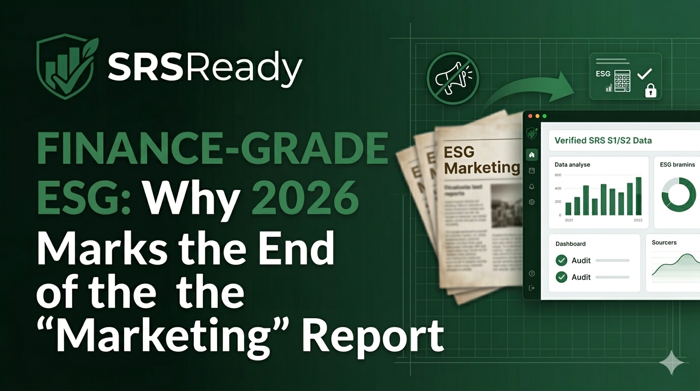 Finance-grade ESG marketing report overview