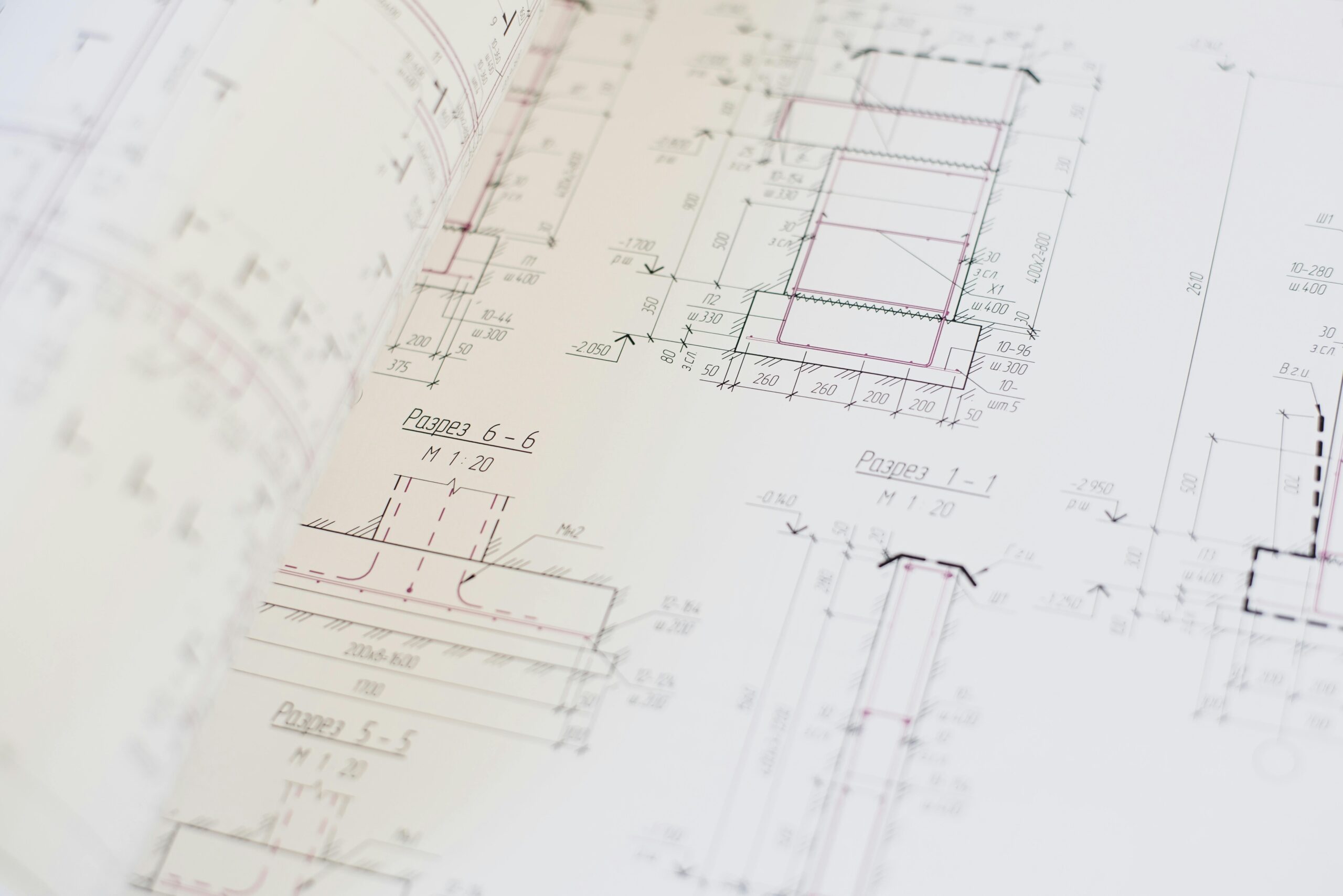 Detailed technical engineering drawings displayed.